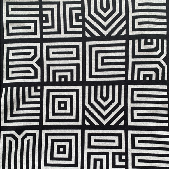 Unisex “Give Back Love More” Black Tee - Picture 5 of 5